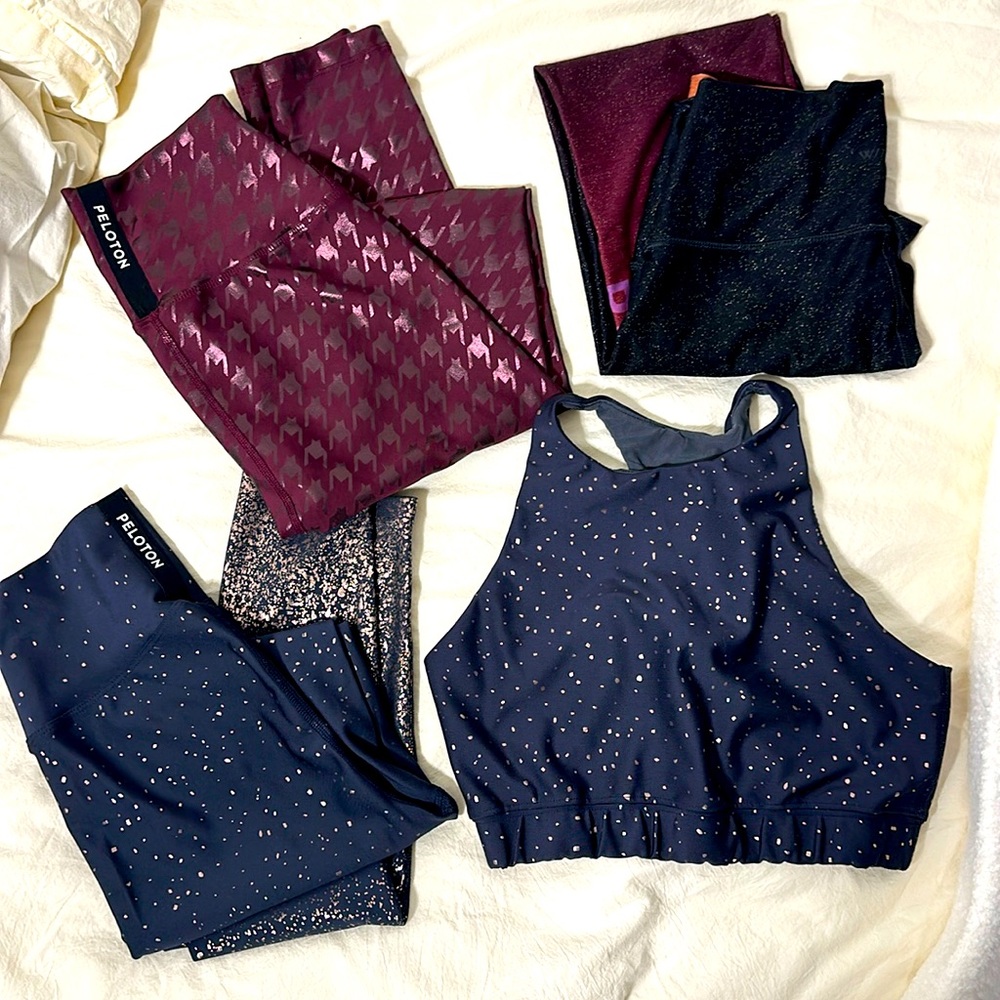 Peloton workout pants and one set !!!! Barely used!